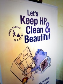 The HP version of LA City Council District 1's "Keep It Clean" campaign, but effective.